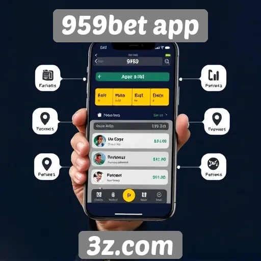 Avaliação das funcionalidades do 959bet app